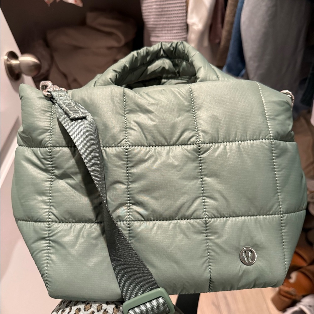 lululemon athletica Green Quilted Women's Bag